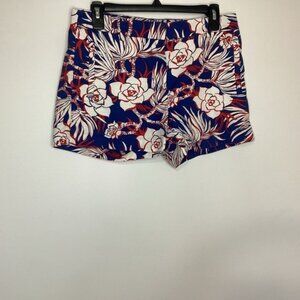 J. Crew Cotton Short In Retro Floral Size 4